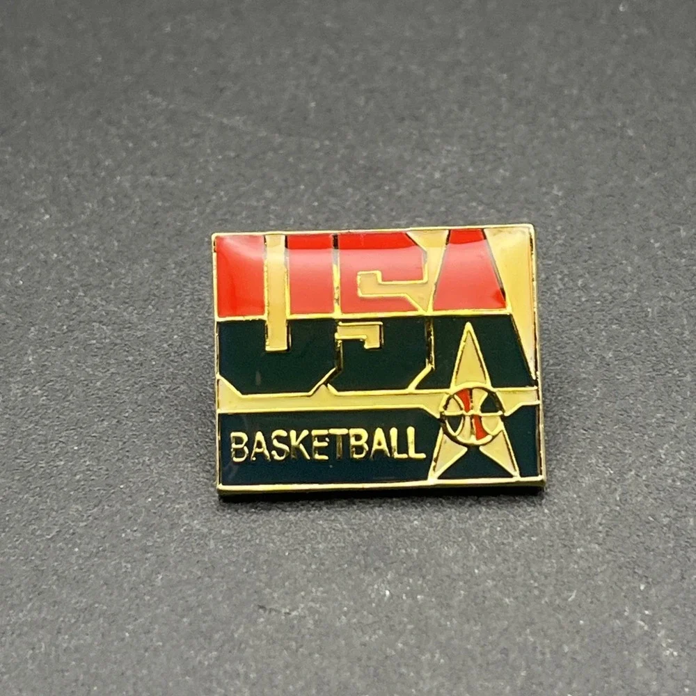 Olympics Team USA Basketball Lapel Hat Pin